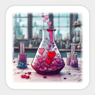 Chemistry of LOVE Sticker
